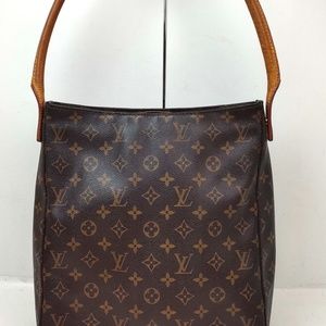 Louis Vuitton LV Shoulder Bag Looping GM Browns Monogram 1148582